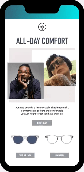 email and sms examples